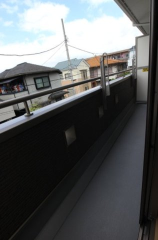 ブライトⅡのバルコニー
