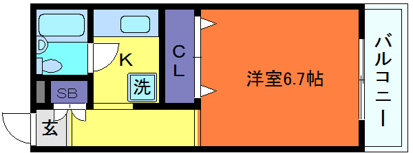 サンライズコートの間取り