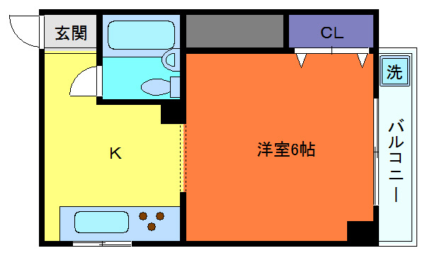 錦マンションの間取り
