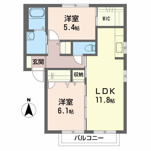 ミオ パラッツオ Ａの間取り
