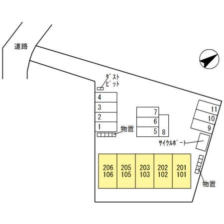 Villetta（ヴィレッタ）の区画図