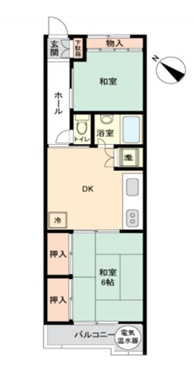 【間取り】 | 富士見台ブルーハイツ峰