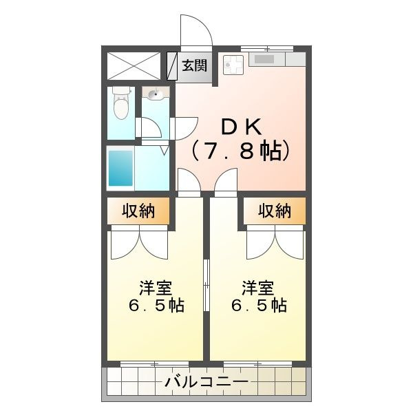 第3金子マンションの間取り