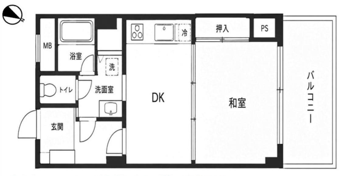 海まで3分！逗子マリーナ7号棟　3階の間取り|導線を考えられた間取り