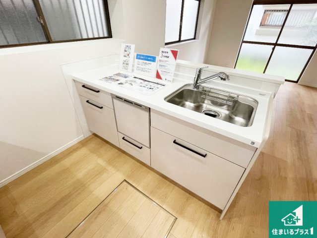 宝塚市安倉中　中古一戸建てのキッチン|広くて使い勝手の良いキッチン！
