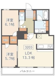 葛飾区金町６丁目の賃貸マンションの間取り