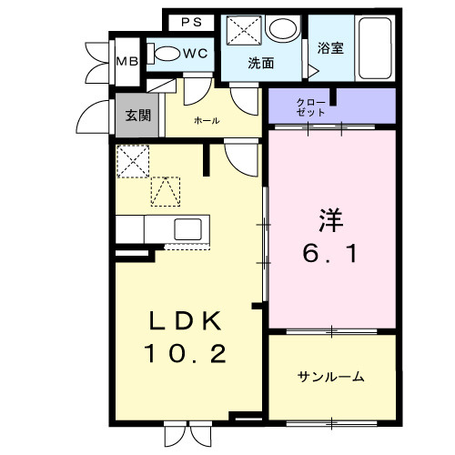 【間取り】 | ウィンフィールド博多南