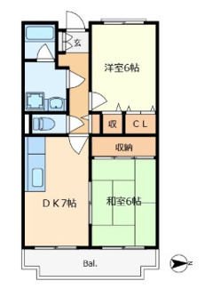 【間取り】 | グランドール国立
