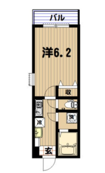 サンフィールド新小岩の間取り