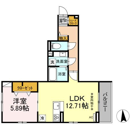 【間取り】 | Dポルタ(ディーポルタ)