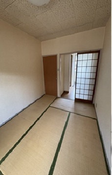岡山市北区舟橋町のアパートの和室|和室があると落ち着いた雰囲気になりますね