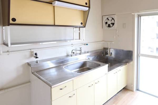 ビレッジハウス吉永1号棟のキッチン|ビレッジハウスの同一物件・同一タイプの間取りの写真です