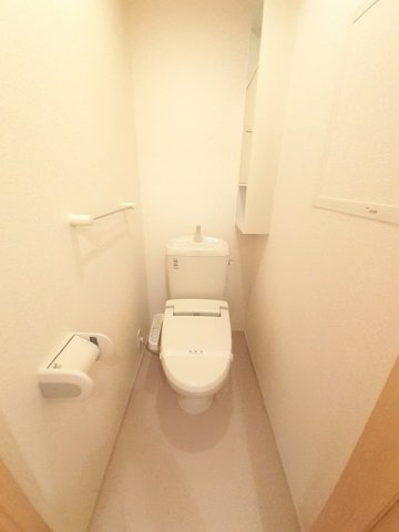 ハーモニーツネヤマのトイレ|コンパクトで使いやすいトイレです