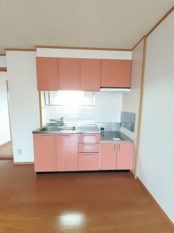 ベルデュール　Ａのキッチン|きれいなキッチンです