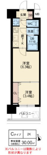 スプランディッドⅧの間取り