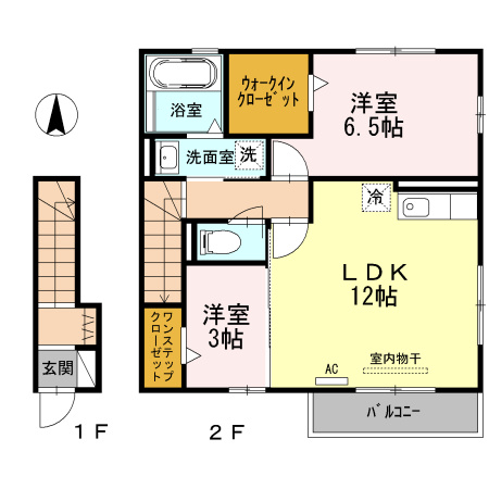 アムールヴィラの間取り