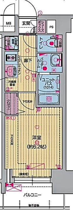 プレサンス名駅南エディフィスの間取り