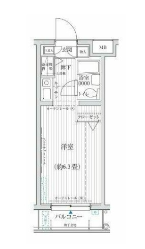 川崎市麻生区高石４丁目の賃貸マンションの間取り