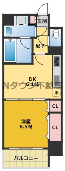 【間取り】 | タウンコート御園 | 間取りです。