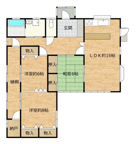 八戸市是川2丁目の間取り