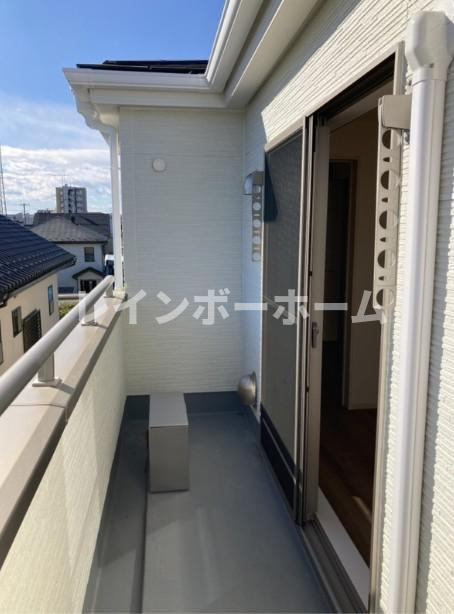 リーブルファイン中央区本町西のバルコニー