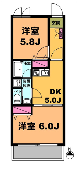 【間取り】 | 月村マンションNo.19