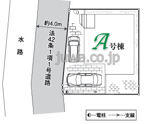 【新築分譲住宅】川越市上野田町3期の区画図