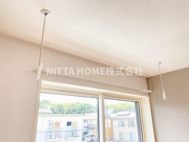 シャーメゾン　パークヒルズⅢの内装|便利な室内物干しが付いています！