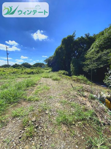 つくば市吉沼6　売地の前面道路含む現地写真|別角度から見た前面道路です！