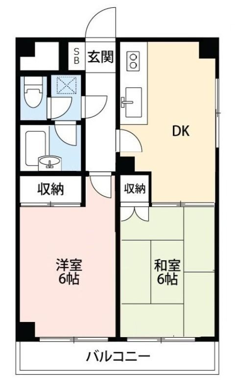 陽光台マンションの間取り