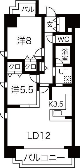 戸部マンションの間取り