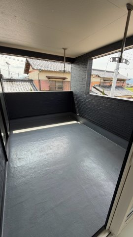 丸亀市今津町　新築戸建のバルコニー