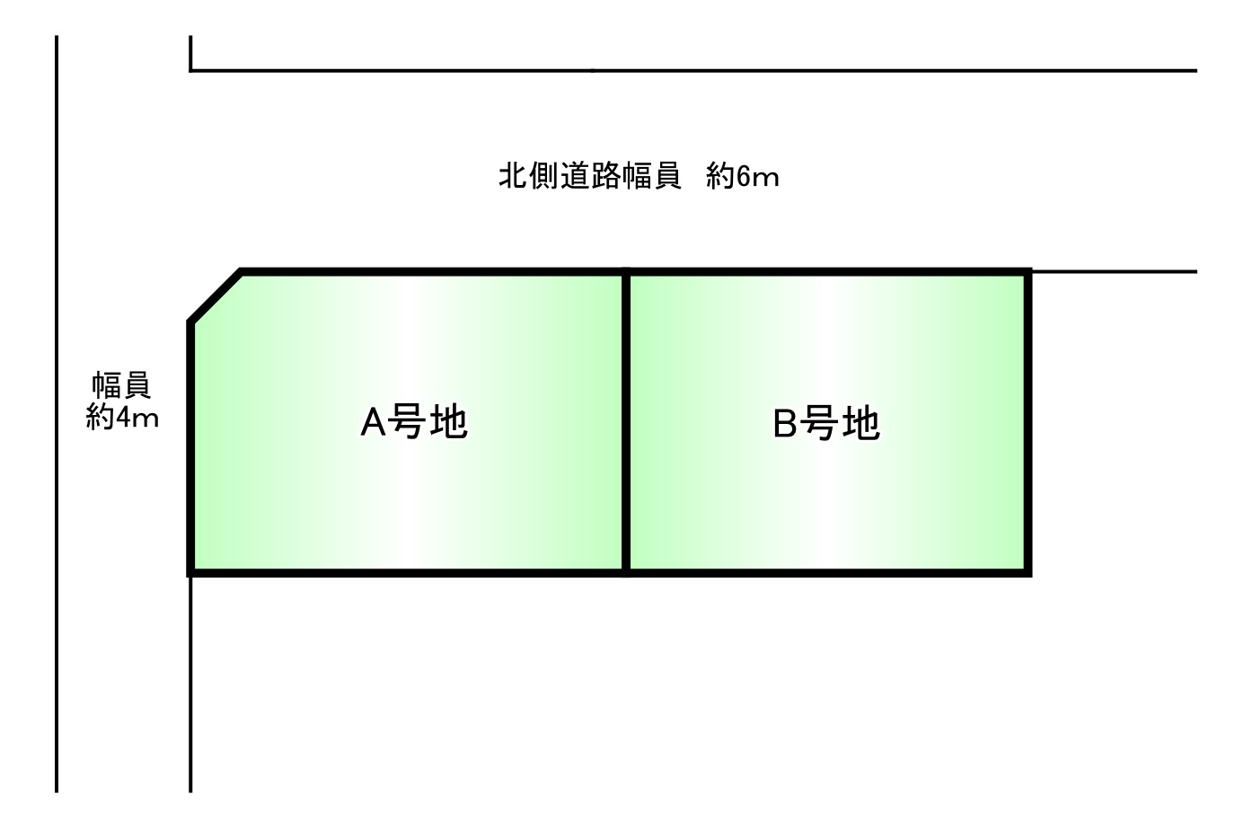 葛城市林堂(全5区画)　B号地の土地図|B号地　土地面積：200.04㎡