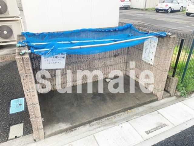 メゾンベールのその他共用部分|敷地内ゴミ置き場です☆
