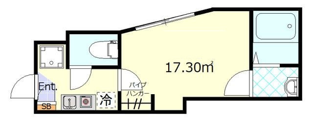 ディアマンテ北千住の間取り|間取りです。