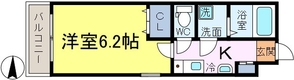 サンフィールド新小岩の間取り