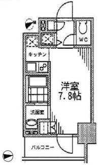 【間取り】 | カスタリア門前仲町Ⅱ