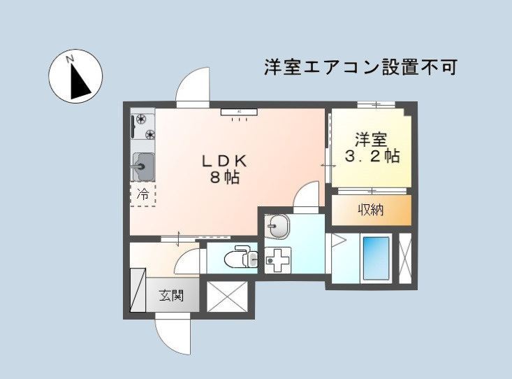 アンジュ　オーの間取り