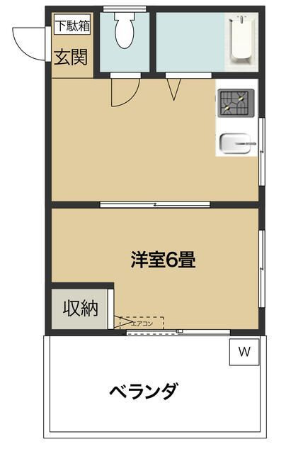 ヴィヴレ中里の間取り