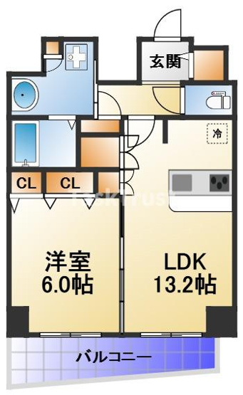 【間取り】 | アドバンス大阪城レガーレ