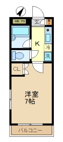 コスモ北新宿の間取り