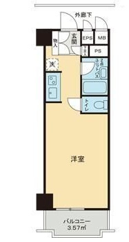 藤和新川コープの間取り|間取りです。