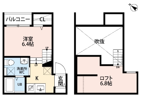 プランドール博多駅東の間取り|使いやすい間取りです。