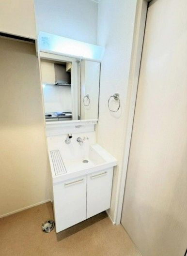 キューブ永福町の洗面所