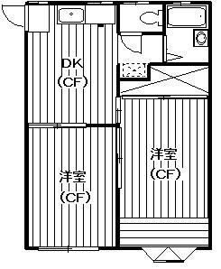 メゾンオーキドの間取り