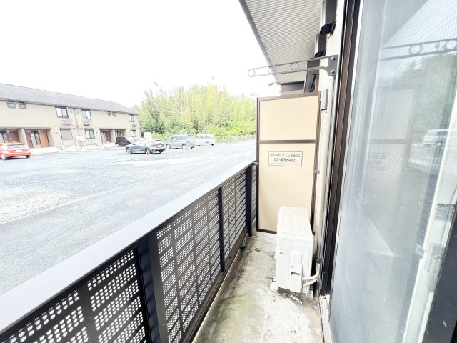 サザンハート吉岡のバルコニー|※別部屋参考写真
