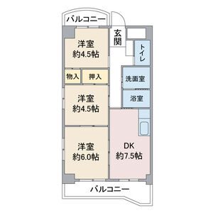 エスポワール長久手の間取り