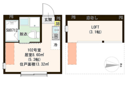【間取り】 | Maison Fleur氷川台