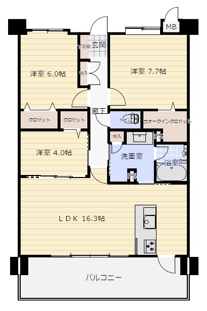 クエストコート長府紺屋町ガーデンテラス