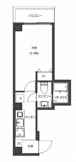 Ｄ－ＳＴＹＬＥ川崎の間取り|間取りです。